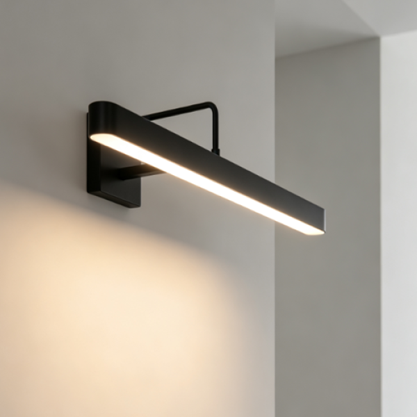 Slim Corner LED Floor Lamp for Living Room